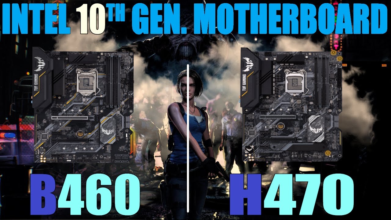 B460 VS H470 | INTEL 10TH GEN MOTHERBOARD | 8 PC GAMES TEST |