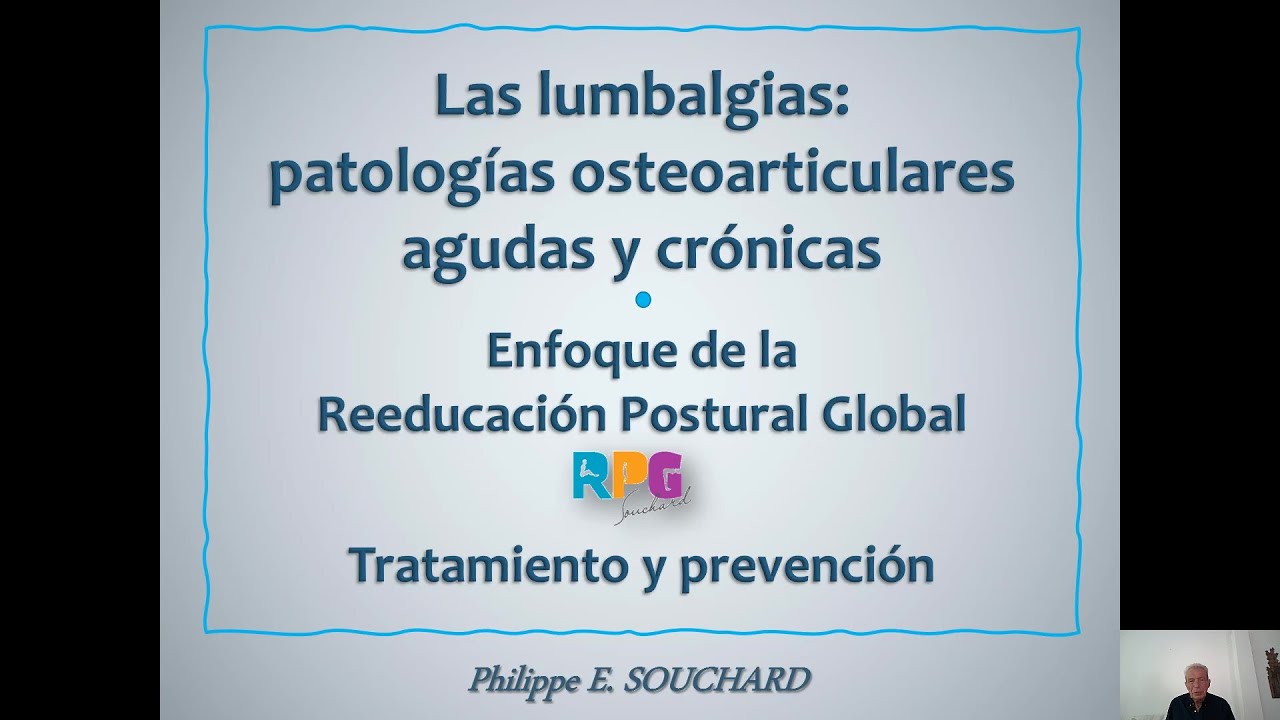 RPG en lumbalgias por Philippe Souchard