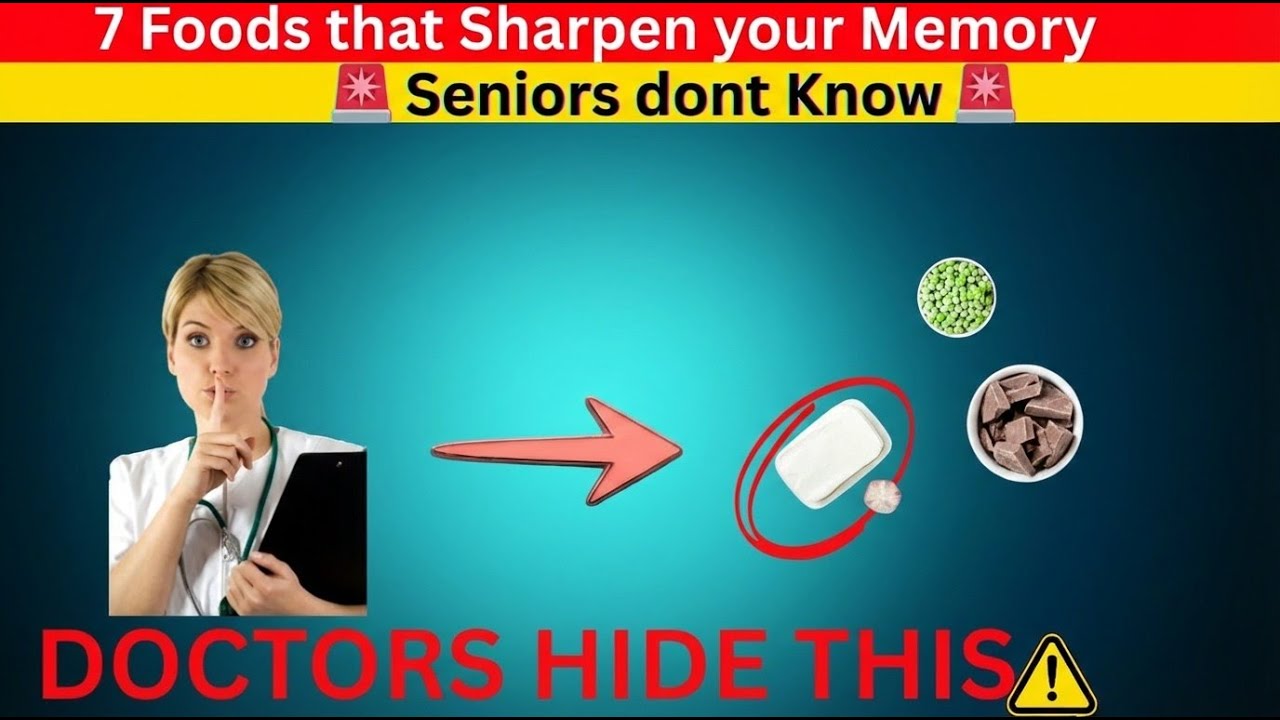 🧠✨7 Foods that Sharpen your Memory Naturally✨