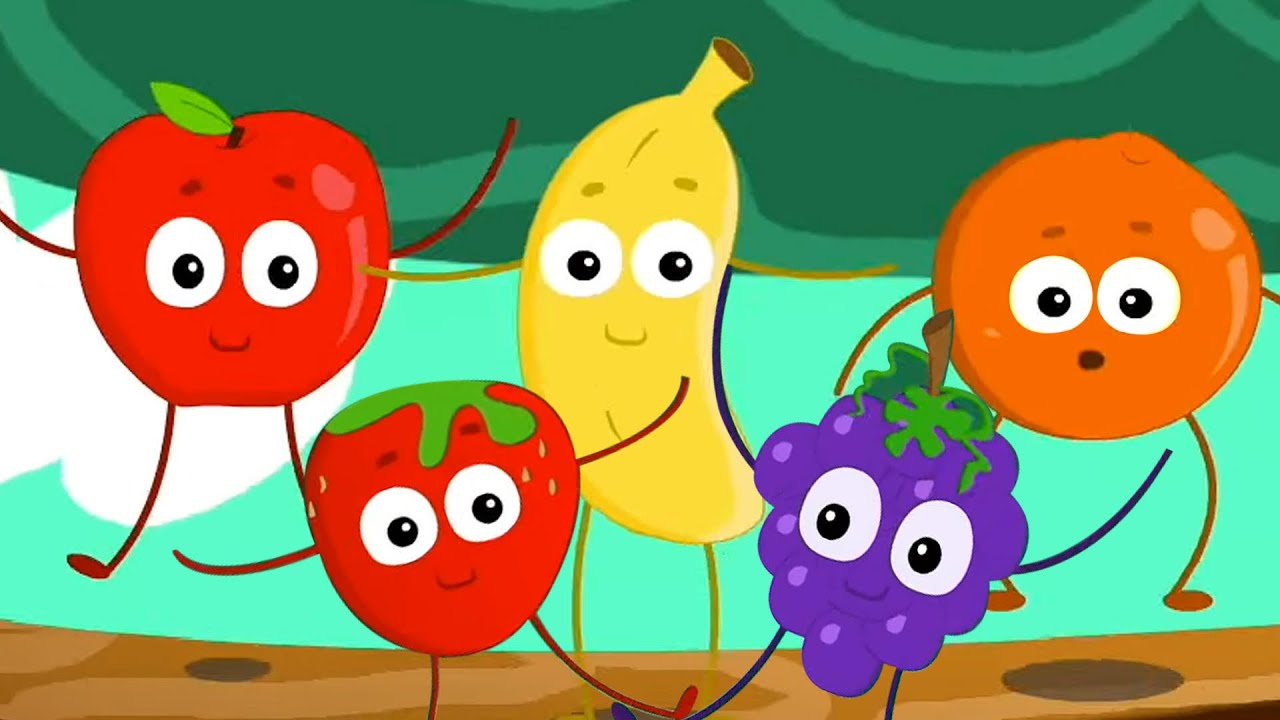 Five Little Fruits, Numbers Song and Preschool Song for Babies