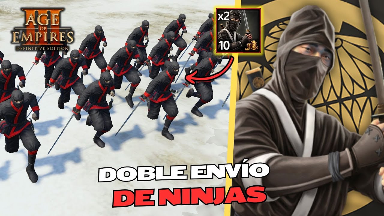 NINJAS y UNA PARTIDA EXCELENTE en RANKED del AGE of EMPIRES 3