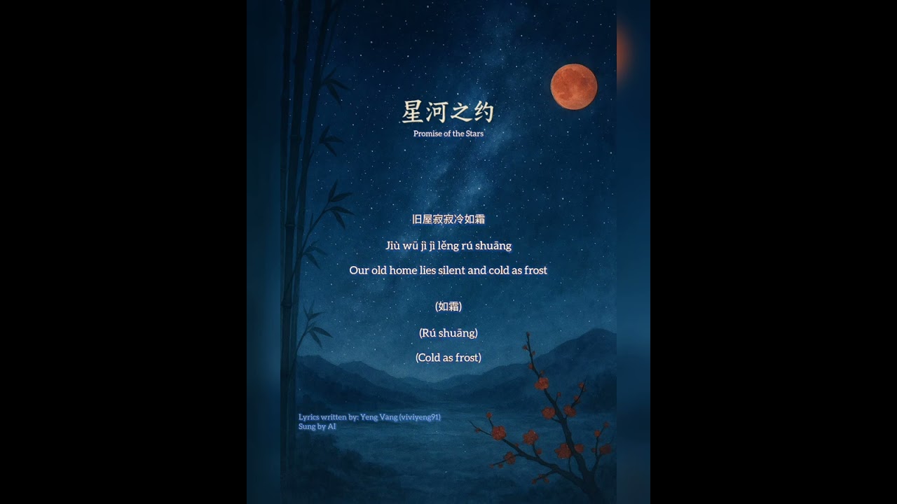 Promise of the Stars 《星河之约》 - Lyrics  written by Yeng Vang (viviyeng91)