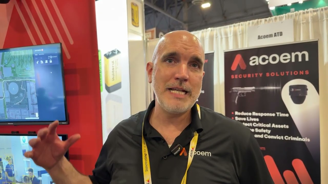 Single-Sensor Gunshot Detection at ISC West 2025 | Acoem ATD 300 #security #technology #securitytech