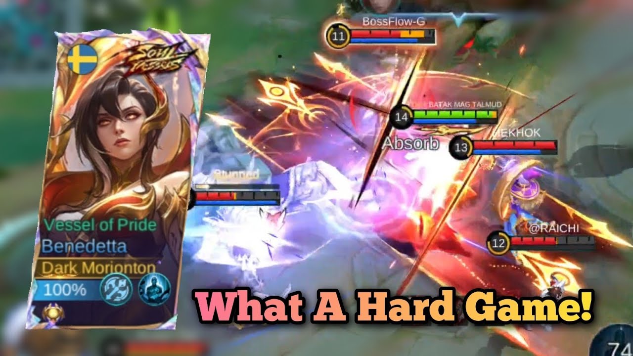 Hold The Line‼️ What Is This Build⁉️ Benedetta Sustain‼️ #mobilelegends #benedetta #gameplay 