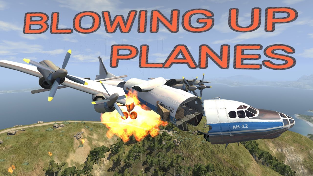ВЗРЫВ САМОЛЕТОВ В НЕБЕ - Phoulkon CIWS - BeamNG.drive