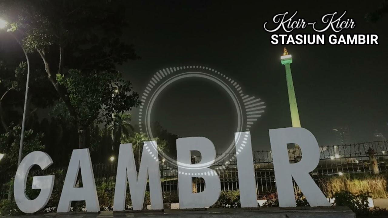 annauncer,kereta api saat tiba di stasiun Gambir//bel instrumen kicir kicir