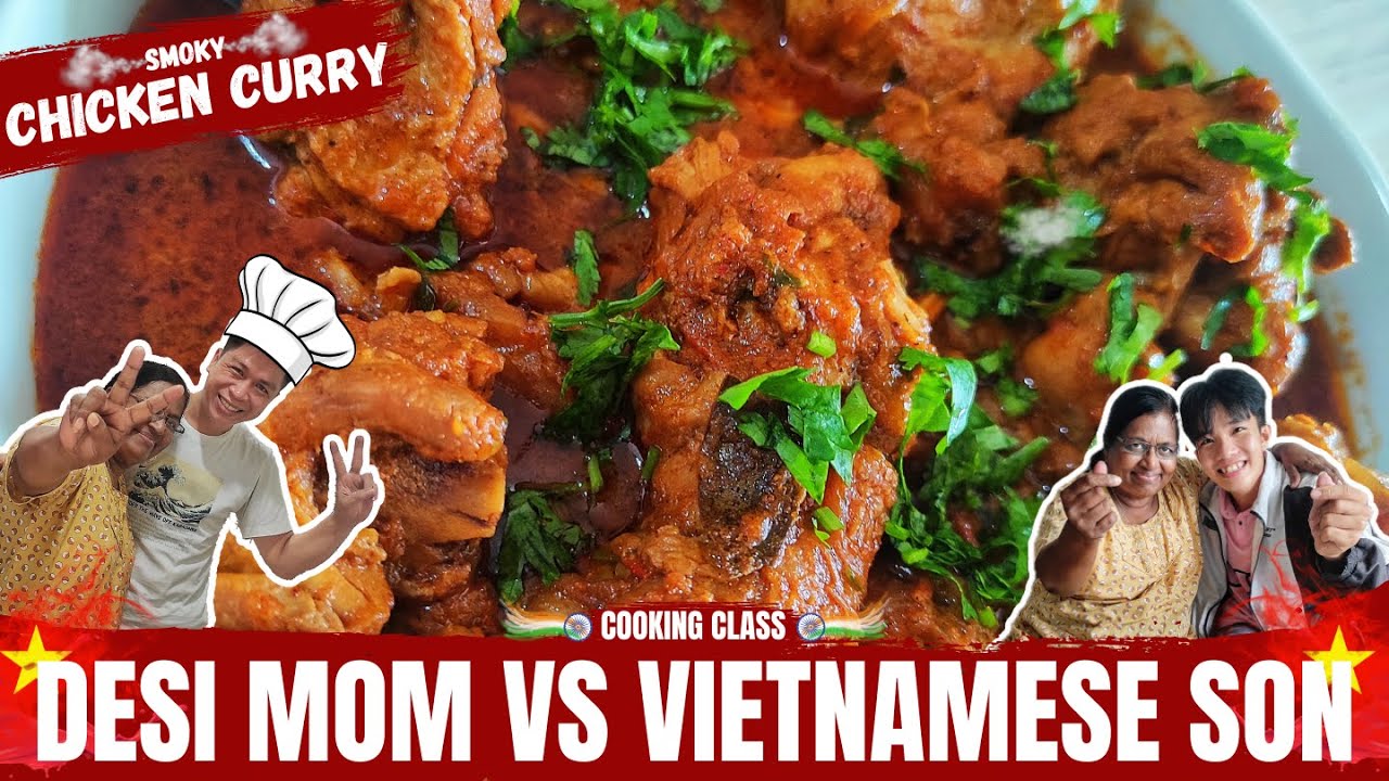 When an Indian Mom Teaches Cooking to Her Vietnamese Son 🇮🇳❤️🇻🇳