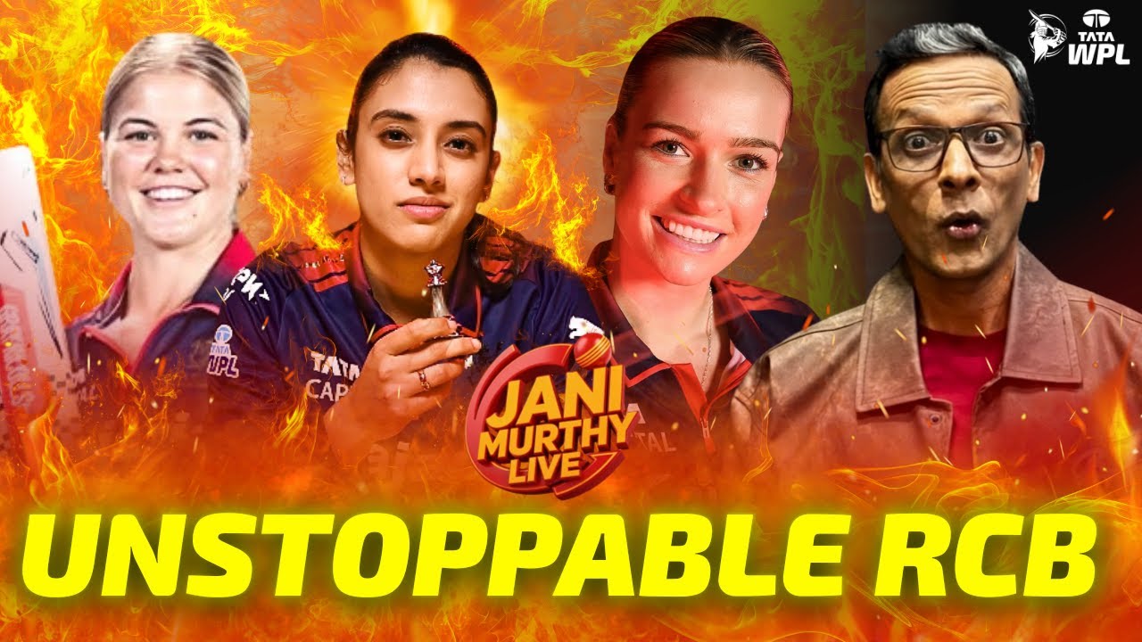 Unstoppable RCB | Smriti's gang gets 4/4 | TATA WPL 2026 | Live with Jani🔴