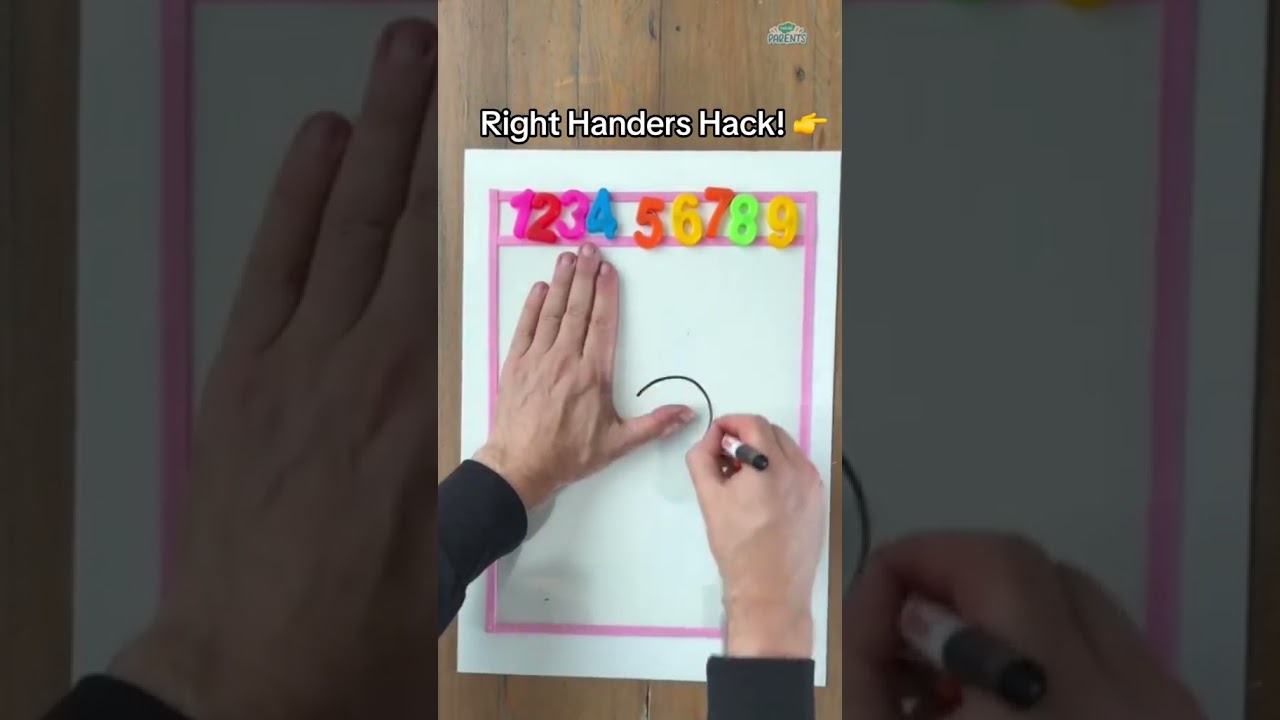 Number Reversal Hand Trick ✋🔢 | Stop Writing Numbers Backwards