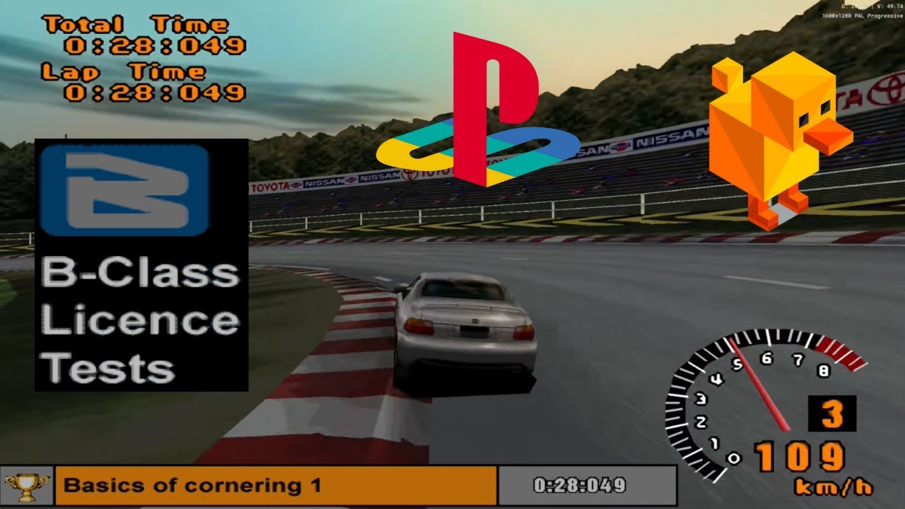 Gran Turismo 1 - License B-3 Gold (Duckstation HD 1080p)