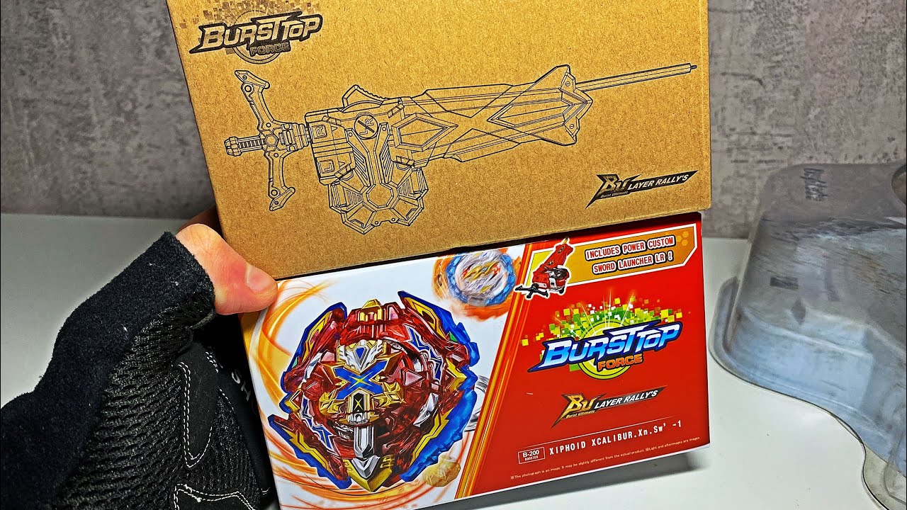 КСИФОД КСКАЛИБУР И ПУСКАТЕЛЬ МЕЧ ОТ FLAME / Бейблэйд Бёрст / Beyblade Burst