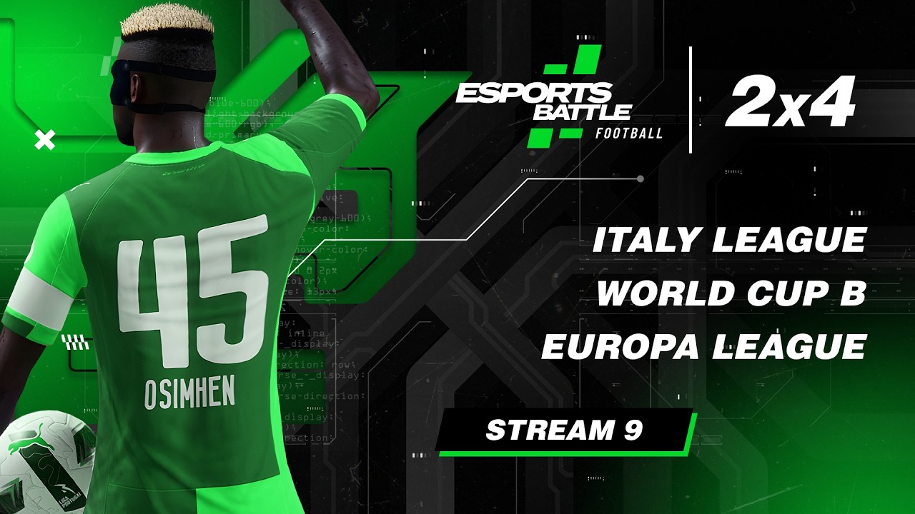 2026-03-20 - Italy League, World Cup B, Europa League ESportsBattle eFootball Stream 9