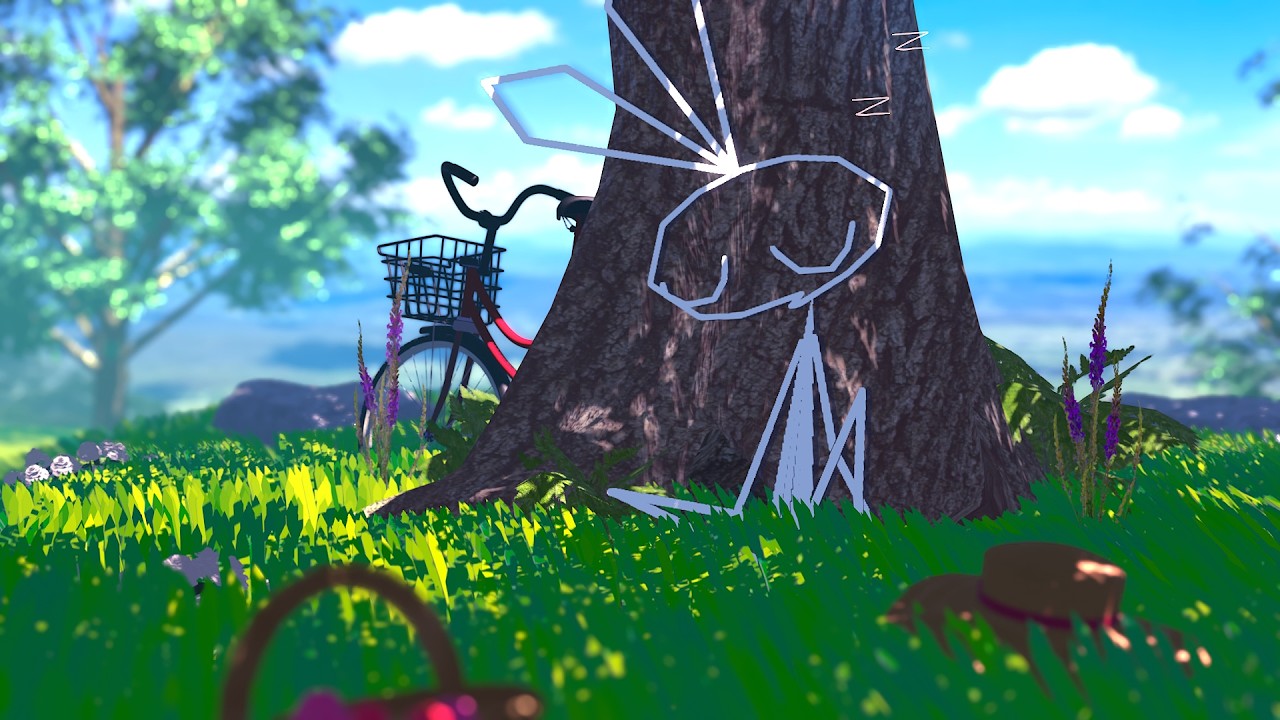 just 35 seconds of vibri napping under a tree