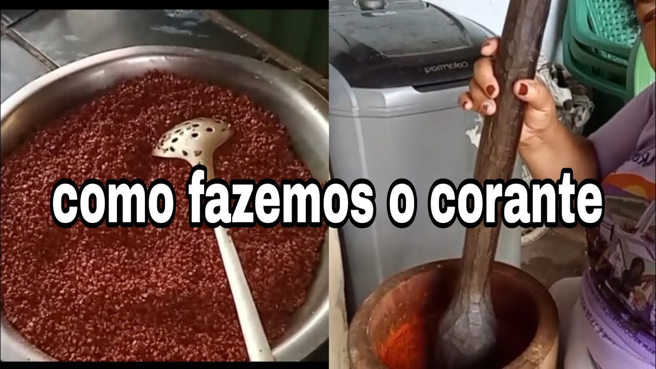 Receita de corante