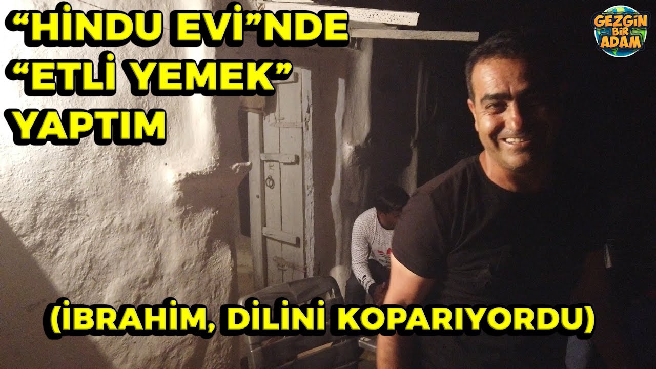 HİNDU K&Ouml;Y&Uuml;NDE ETLİ YEMEK YAPTIM, Bakın Ne Oldu - Khajuraho, Hindistan