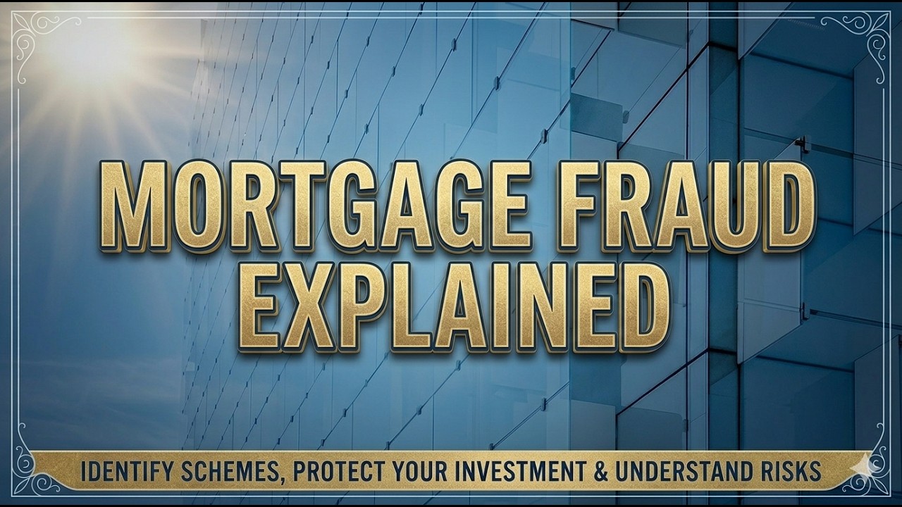 Mortgage Fraud (understanding the US real estate situation)