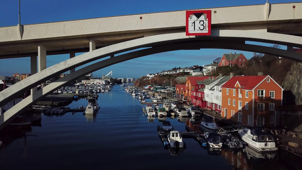 Haugesund, Norway by  drone 21.02.2018