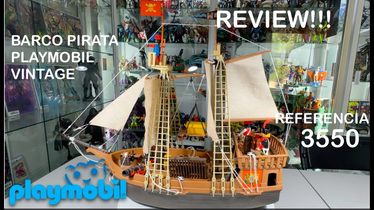 Barco Pirata Playmobil vintage referencia 3550, REVIEW!! EN ESPAÑOL LATINO!!!