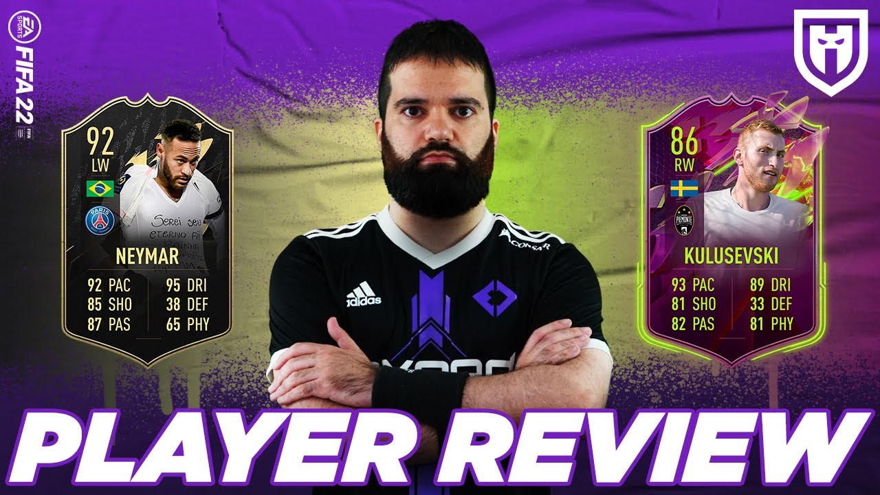 NEYMAR 92 IF E KULUSEVSKI 86 RULEBREAKER // FIFA 22 PLAYERS REVIEW