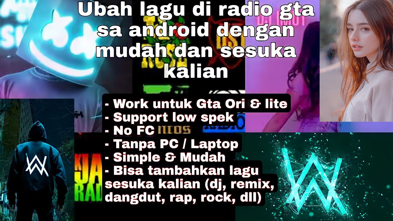 Tutorial mudah cara mengganti lagu/music di Radio GTA Sa Android dengan lagu milik kalian sendiri