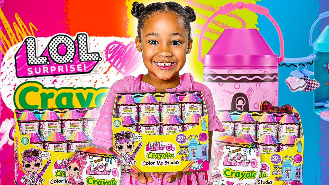 Kiki Opens LOL Surprise Color Me Studio | Kiki and Me