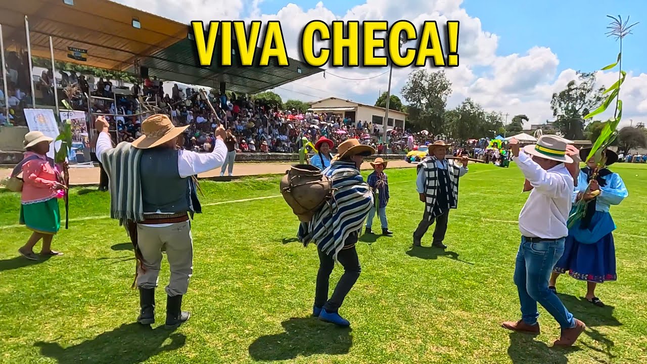 FIESTAS de Checa, Quito. 💃🏻🕺🏻🎉 COMPARSAS y danzas tradicionales