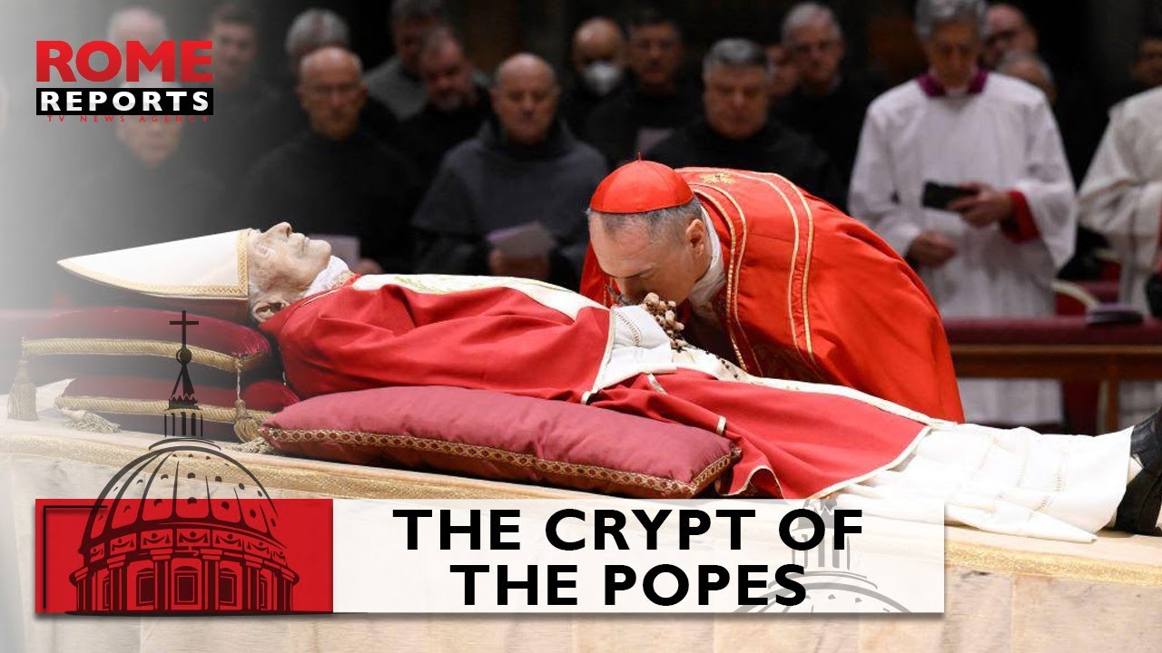 #Pope emeritus Benedict XVI's remains interred in the Crypt of the Popes