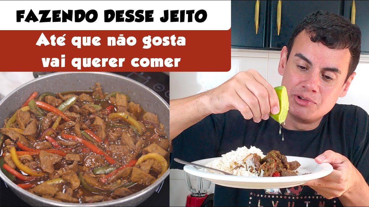 FÍGADO ACEBOLADO COM PIMENTÃO - Fubá online