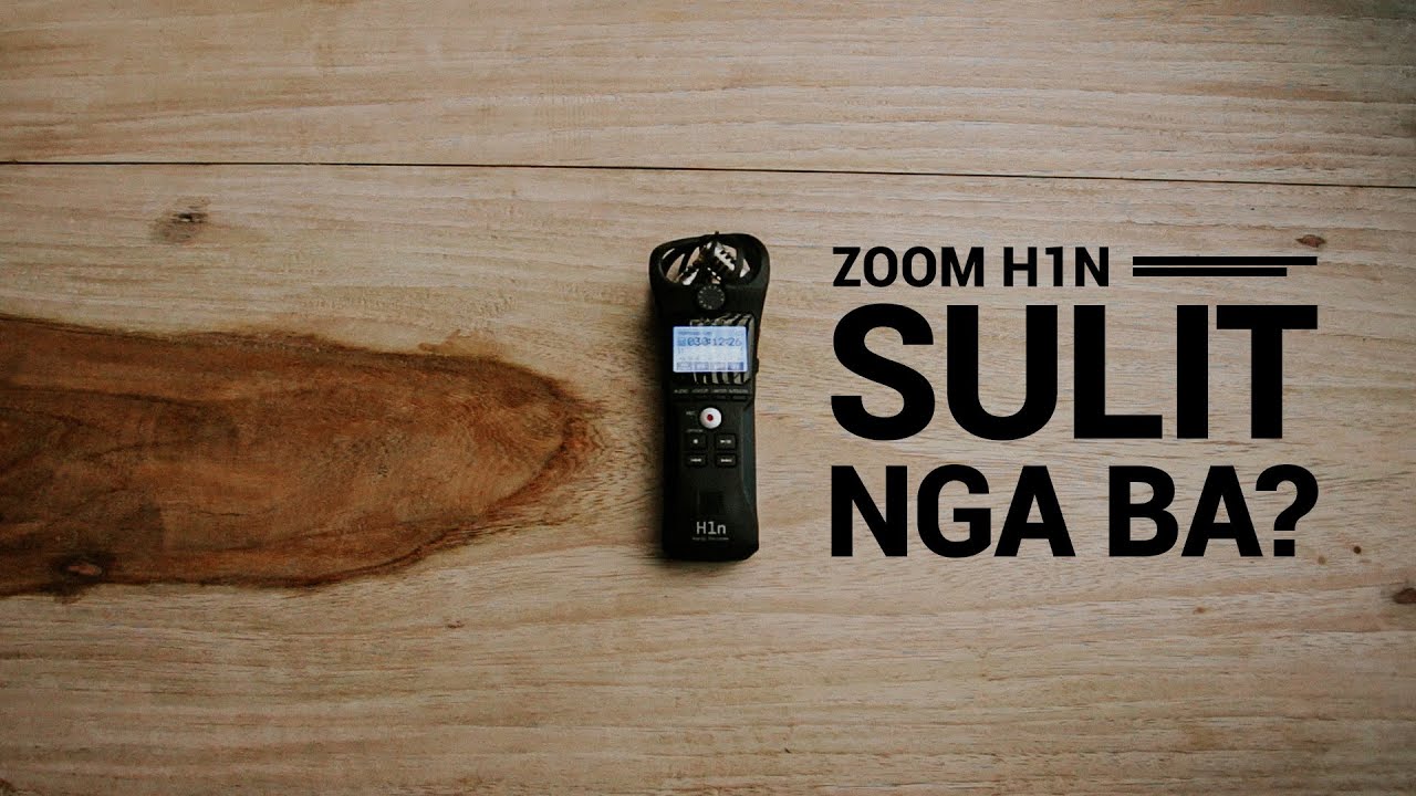 ZOOM H1N   SULIT NGA BA?
