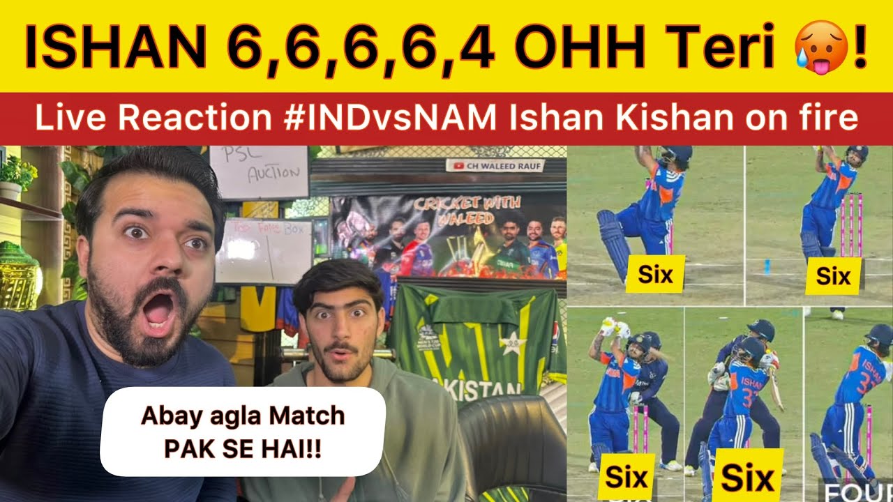 Ishan Kishan 6, 6, 6, 6, 4, ohh Teri Ishan kishan on fire before IND vs PAK | IND vs NAMIBIA live