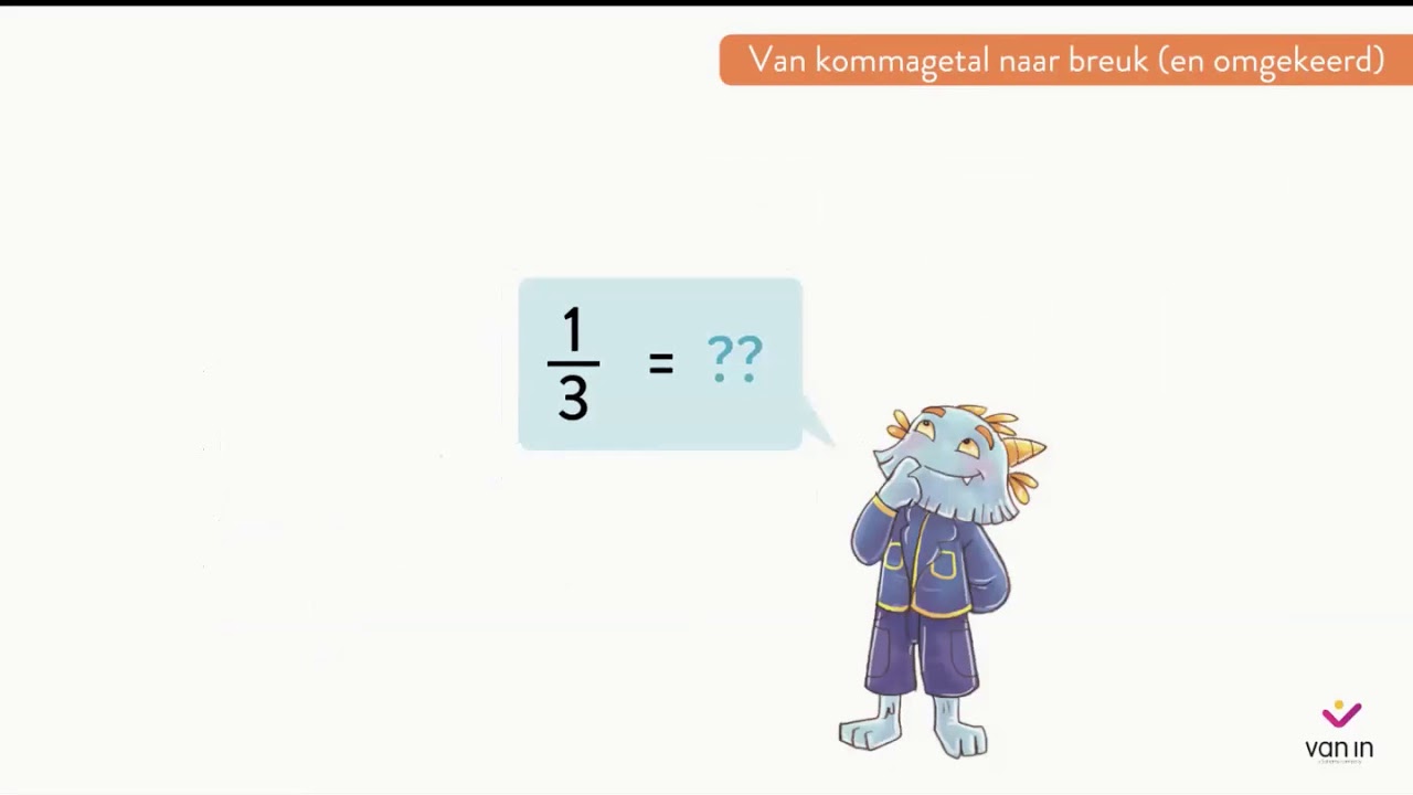 Les 92: Breuken omzetten naar kommagetallen en omgekeerd