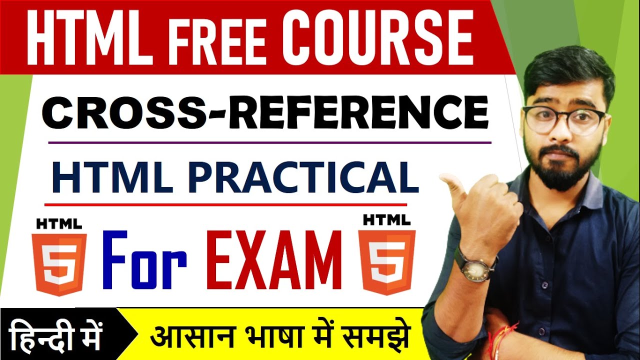 CROSS-REFRENCE in HTML | HTML Tutorial for Beginners | by Rahul Chaudhary
