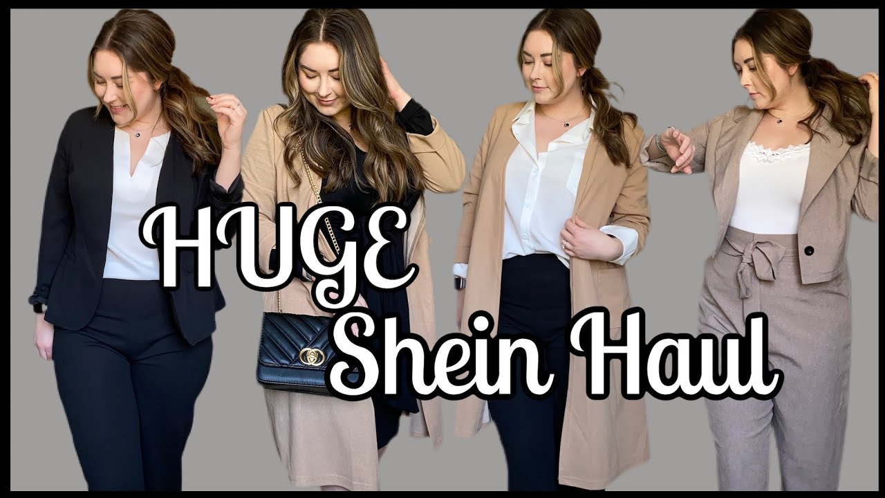 *HUGE* SHEIN FASHION HAUL 2021 | Affordable Office Outfits! 