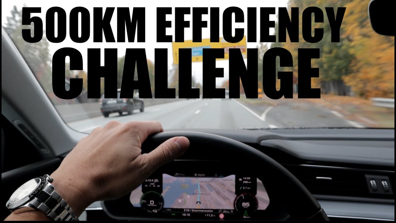 Efficiency test from Oslo to Bergen In the Audi E-Tron 55 (500km RANGE CHALLENGE)