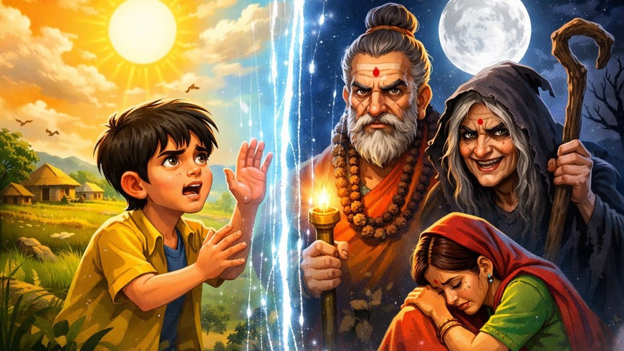 Muskurahat ke peechhe chhupi ek kahani.”