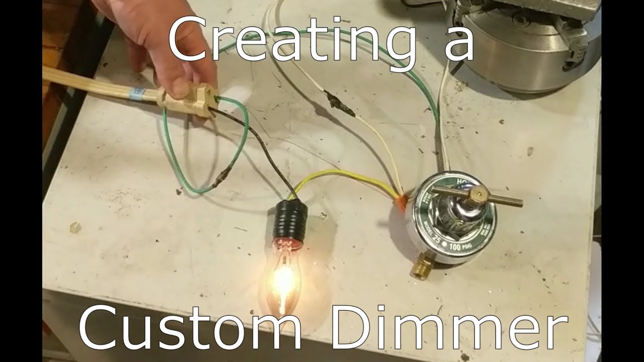 Creating a Custom Lamp Dimmer Switch SteamPunk Floor Lamp Part 1