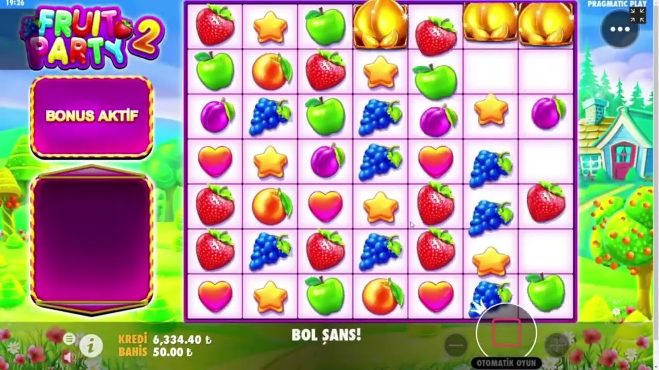 SLOT OYUNLARI || FRUIT PARTY 2 || BÜYÜK KAZANÇ GELDİ !