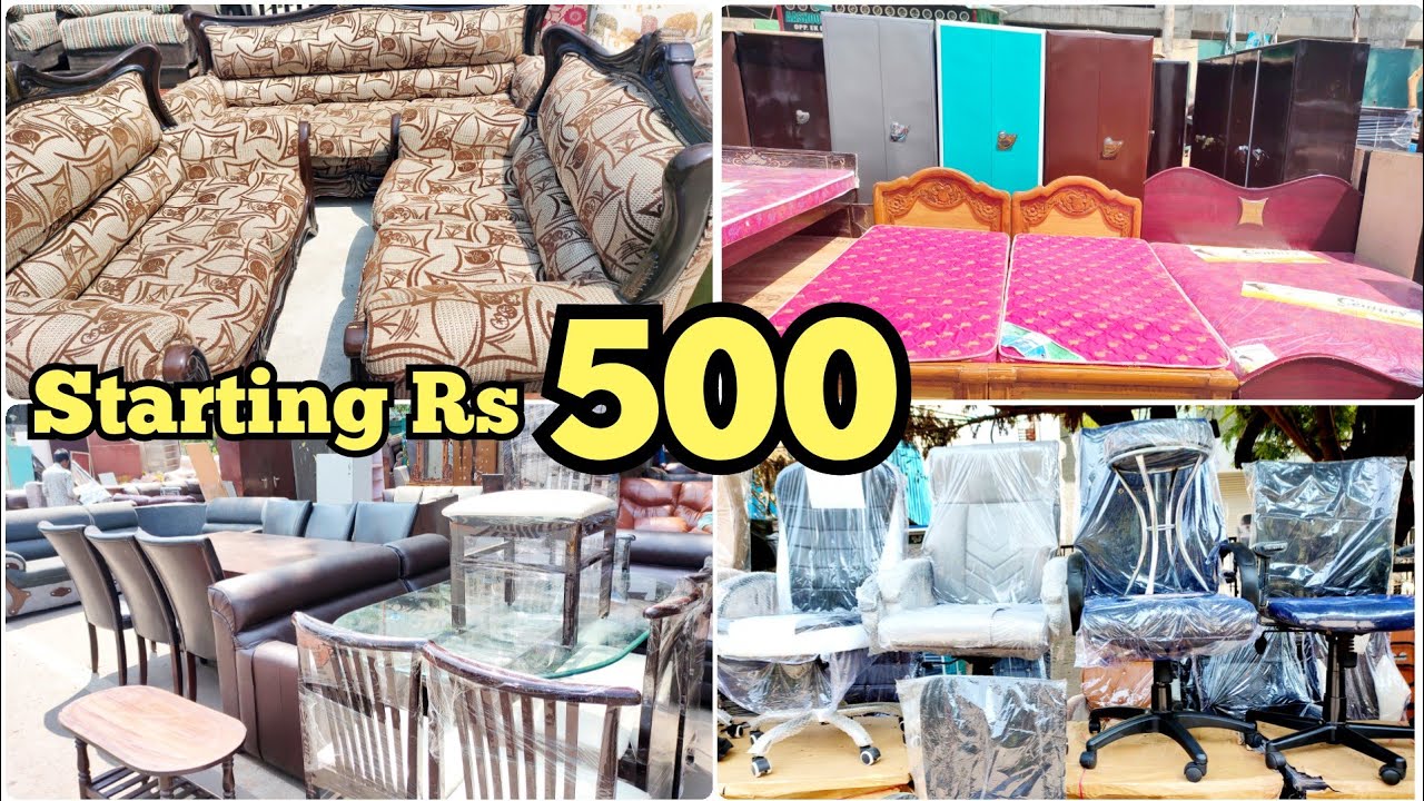 Nampally second hand furniture market | Nampally Sunday furniture market | furniture business