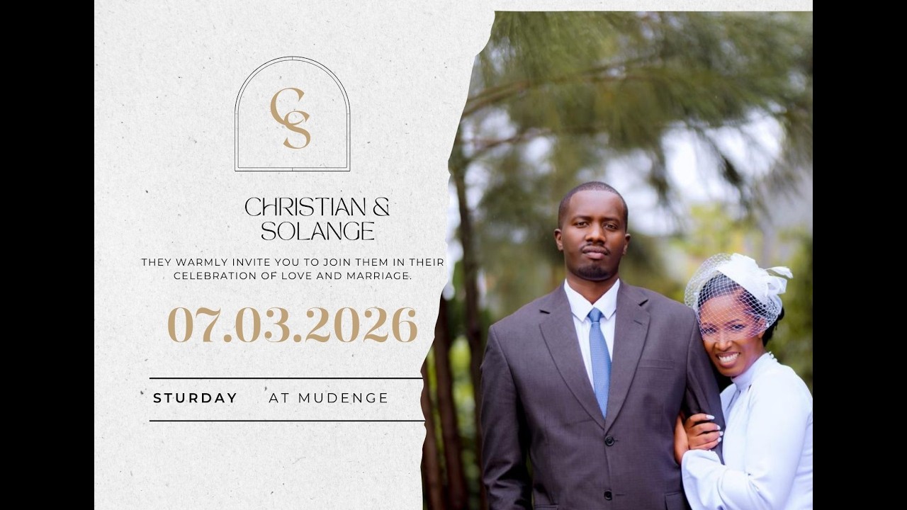 LIVE🔴WEDDING CHRISTIAN & SOLANGE
