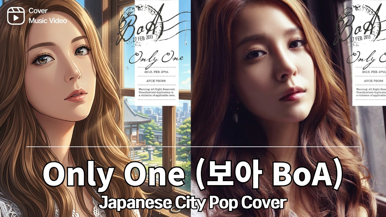 Only One (보아 | BoA) 시티팝 커버 | Japanese CityPop Cover