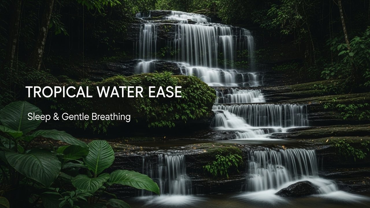 Tranquil Forest Ambience with Green Stream Flow for Sleep Study Meditation and Inner Peace