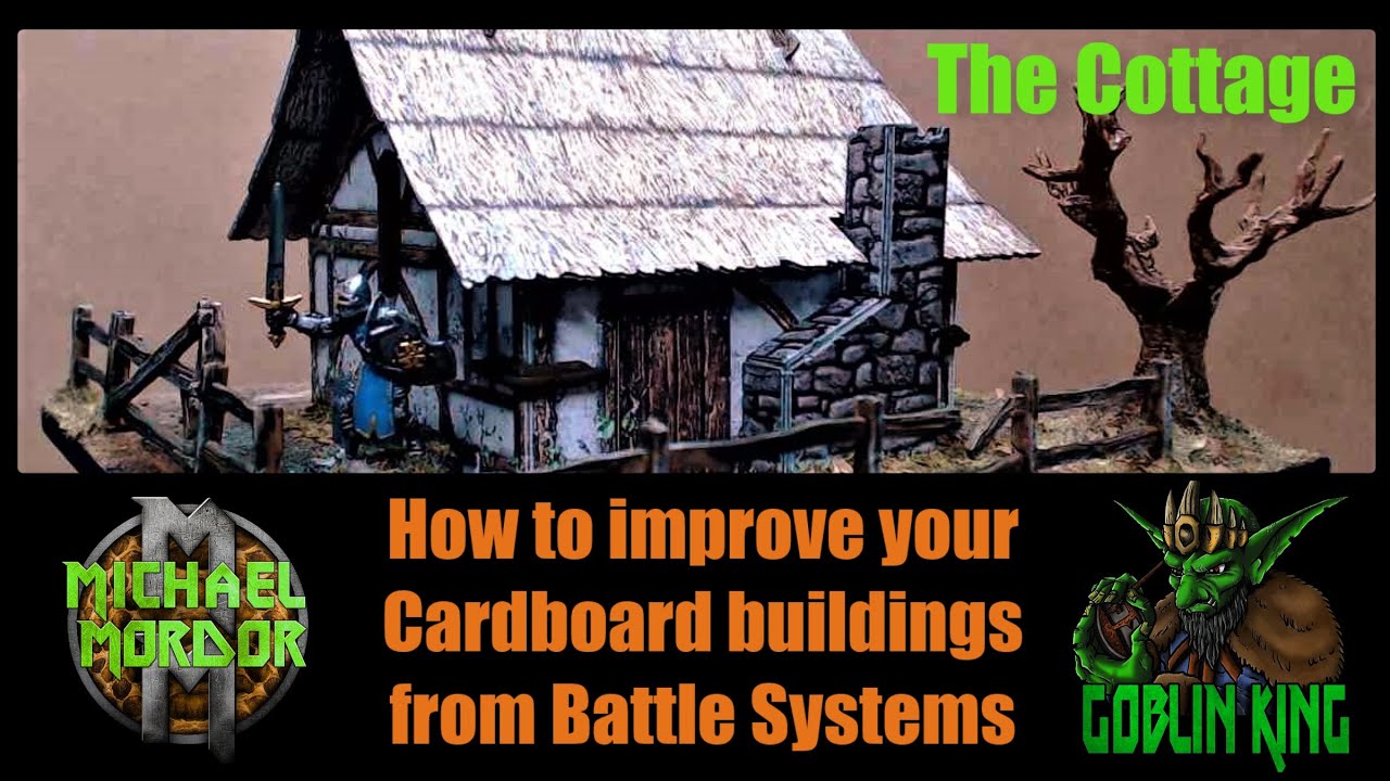 Battle Systems, Cardboard Fantasy Terrain, How to improve, The Cottage.