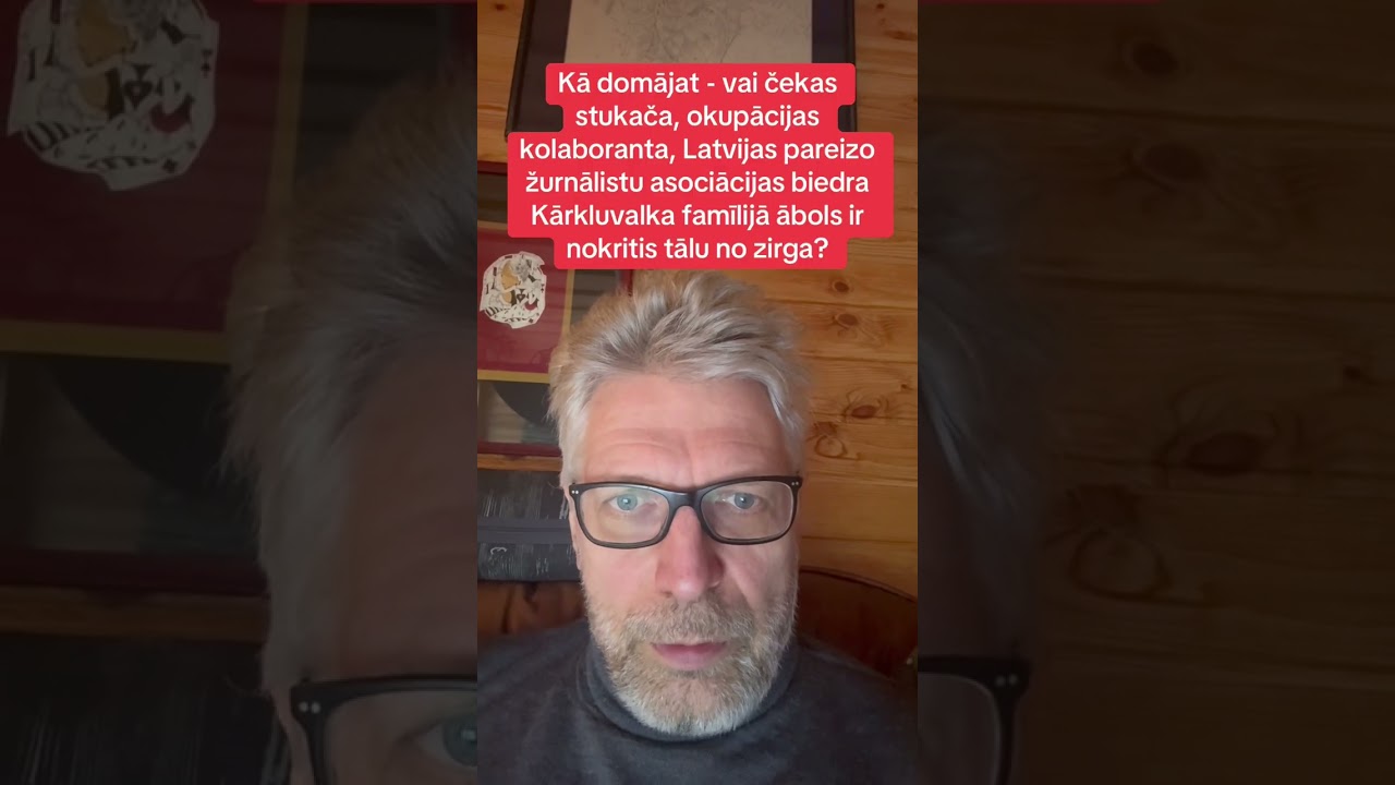 Kā domājat - vai čekas stukača Kārkluvalka famīlijā ābols ir nokritis tālu no zirga?