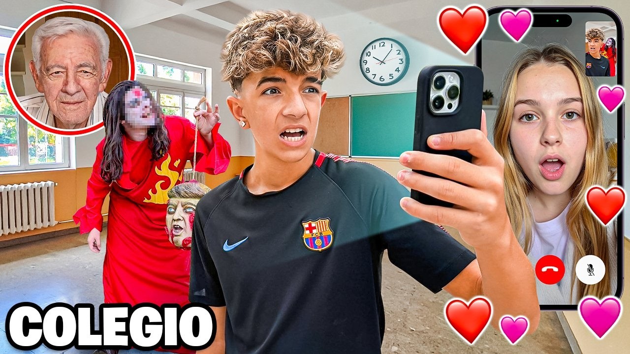 UNA AMIGA del NIÑO MESSI VE AL HOMBRE EXTRAÑO EN EL COLEGIO…