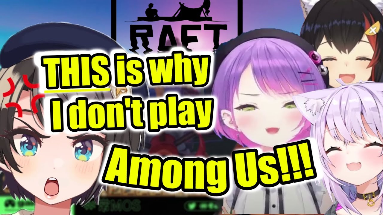 [Hololive] Does Subaru have any friends on this Raft?