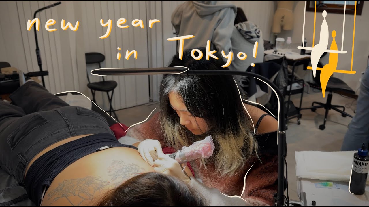 20 yr old tattoo artist in Tokyo | new years vlog
