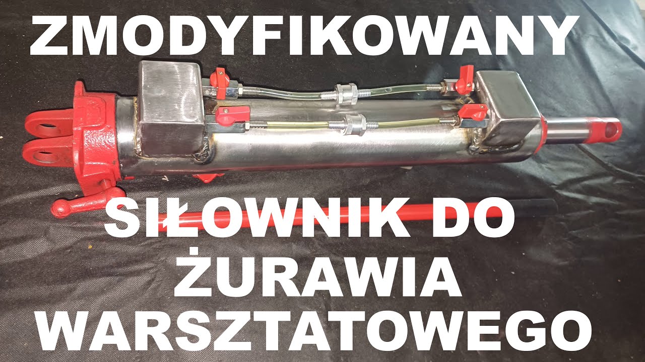 SIŁOWNIK HYDRAULICZNY GÓRA-DÓŁ UNBOXING, MODYFIKACJA  I PORAŻKA? PART 1 MODIFIED HYDRAULIC CYLINDER.
