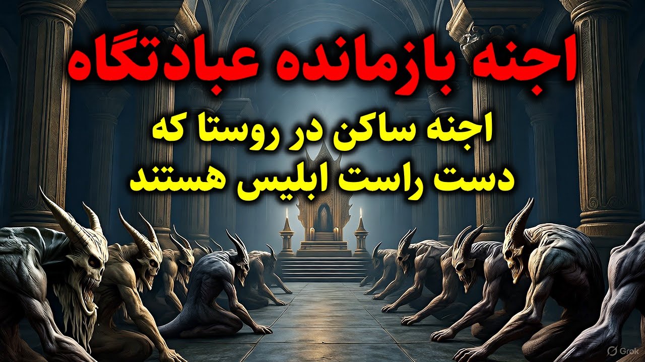 اجنه بازمانده عبادتگاه | اجنه ساکن در روستا که دست راست ابلیس هستند