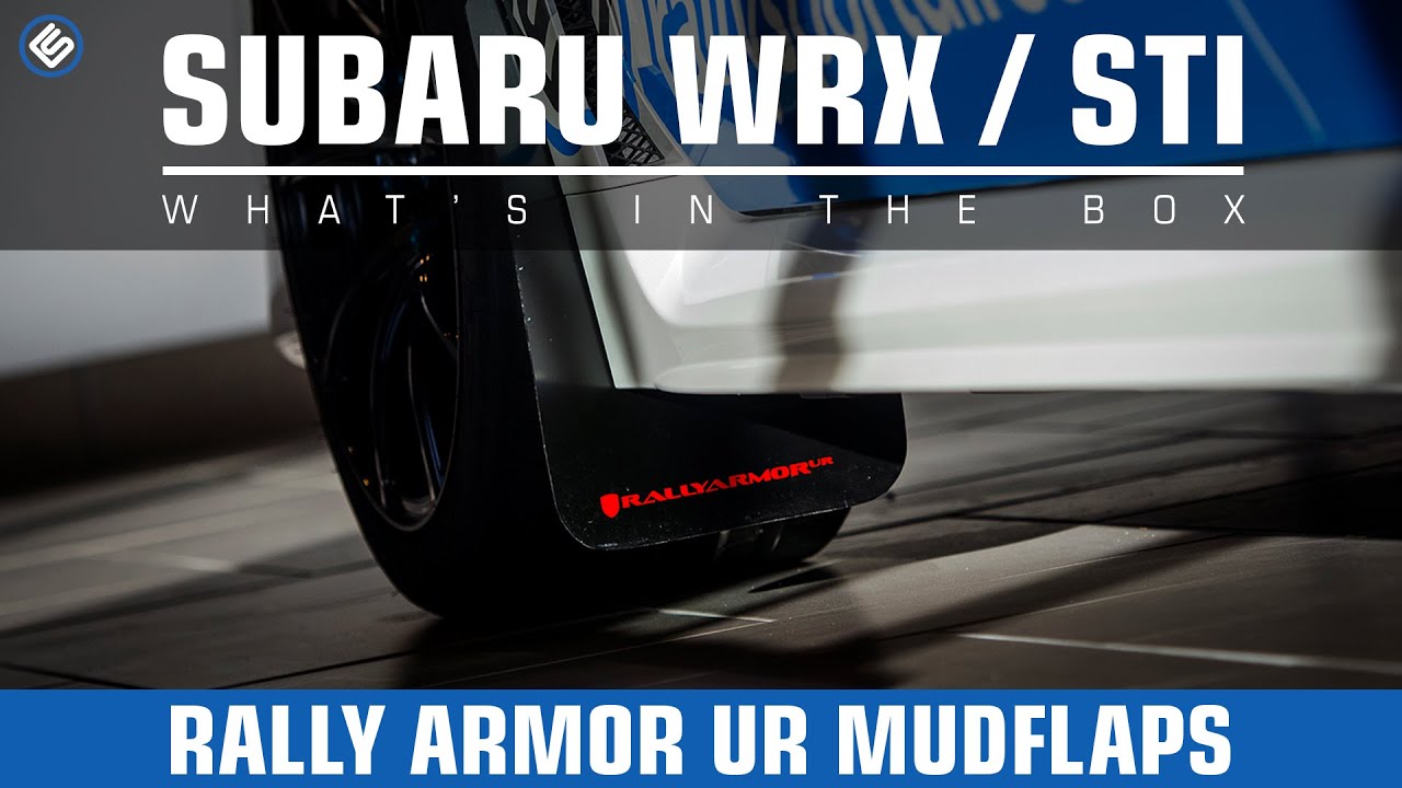 Rally Armor UR Mudflaps - 2015 Subaru WRX/STI Install/Review