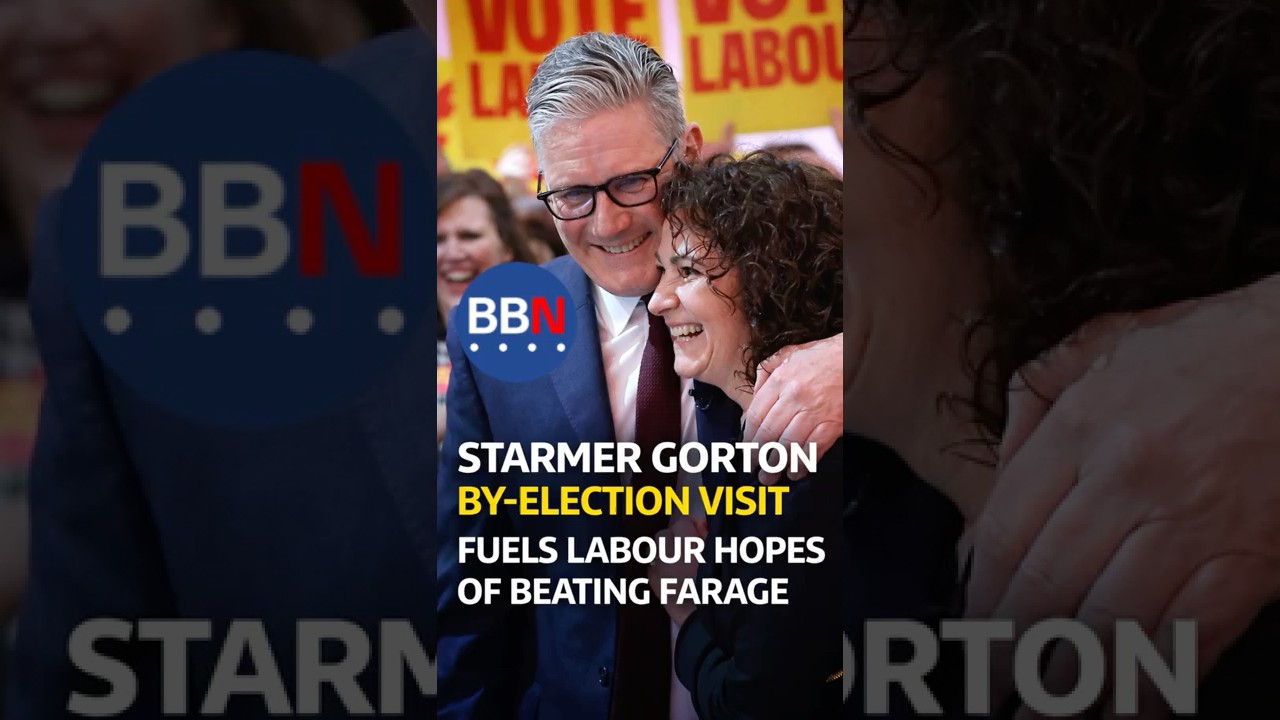 Starmer Gorton by election visit fuels Labour hopes of beating Farage #gortonanddenton #ukpolitics
